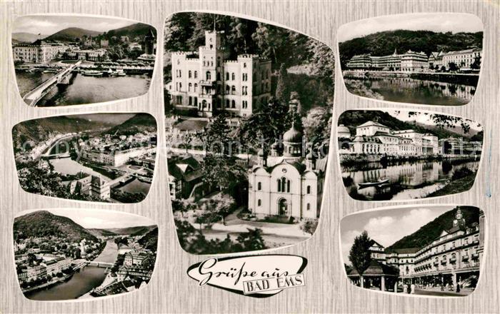 Bad Ems Teilansichten Kurort Kurhotel Kirche
