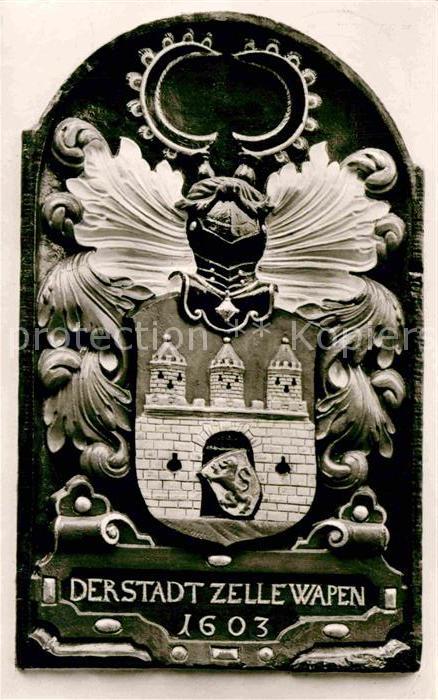 Celle Niedersachsen Stadtwappen am Rathaus