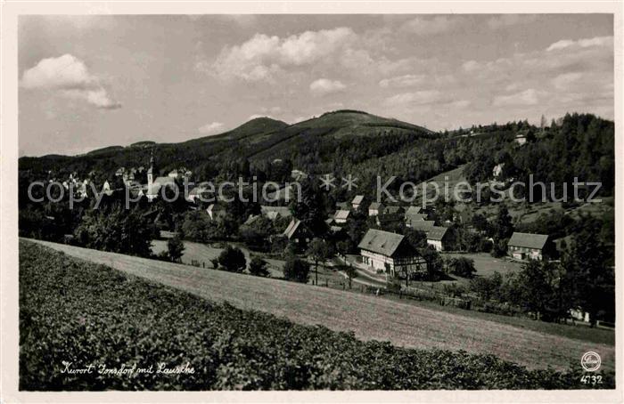 Jonsdorf Panorama mit Lausche Zittauer Gebirge