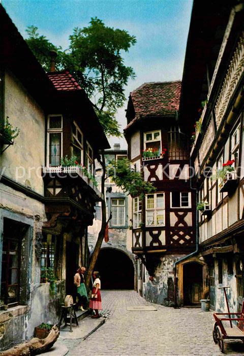 Neustadt Weinstrasse Altstadt Gasse Fachwerkhaeuser
