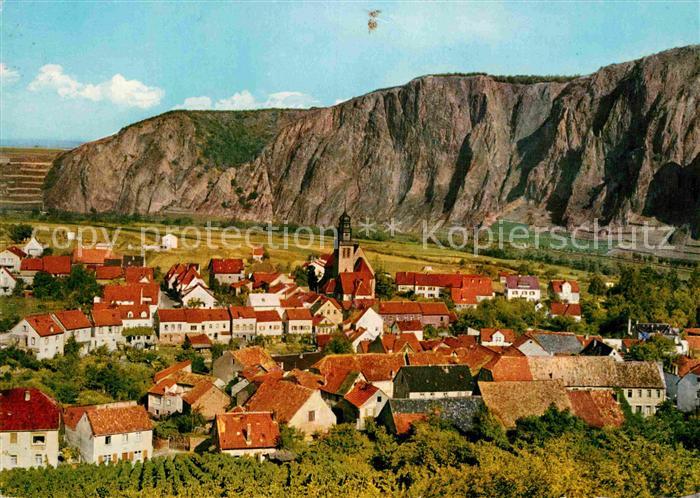 Ebernburg Ortsansicht mit Kirche Rotenfels