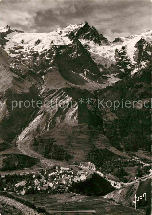 La Grave Massif de la Meije et le village