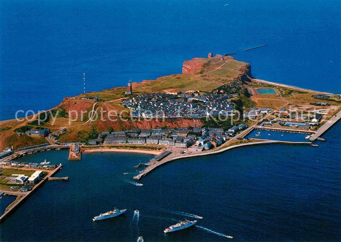 HELGOLAND Insel Schleswig-Holstein Hochseeinsel in der Nordsee Luftaufnahme aus