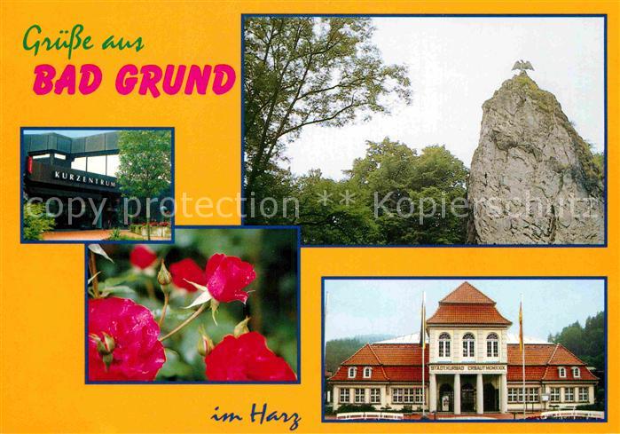 Bad Grund Kurzentrum Kurbad Rosen Huebichenstein Felsen
