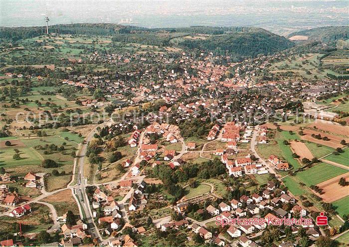 Gruenwettersbach Fliegeraufnahme Werbung Sparkasse Karlsruhe