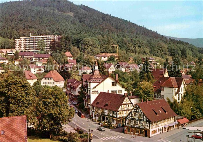Bad Herrenalb Teilansicht Heilbad im Schwarzwald
