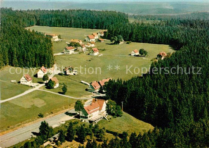 Kniebis Freudenstadt Hoehenluftkurort im Schwarzwald Fliegeraufnahme