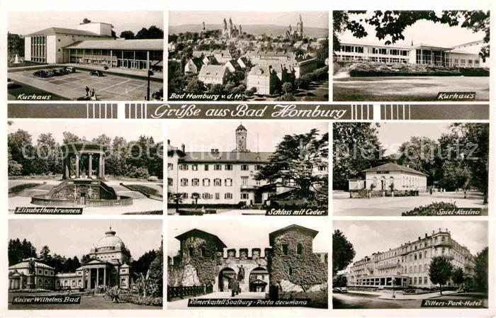 Bad Homburg Kurhaus Elisabethenbrunnen Schloss Spielkasino Kaiser Wilhelm Bad