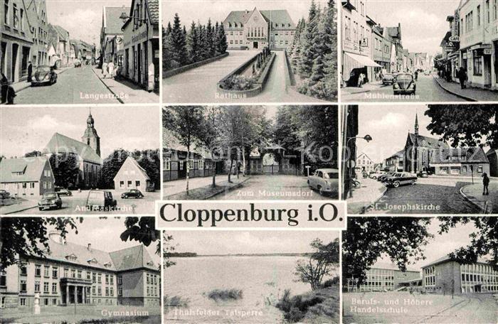 Cloppenburg Rathaus Handelsschule Gymnasium