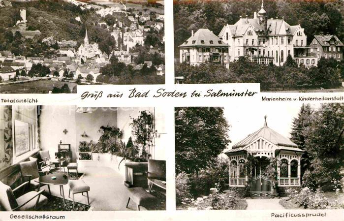 Soden Taunus Bad Marienheim Kinderheilanstalt Panorama