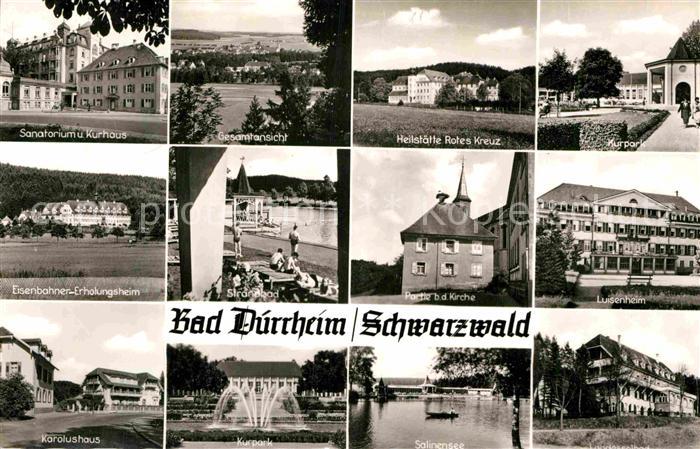 Duerrheim Bad Kirche Luisenheim Kurpark Strandbad