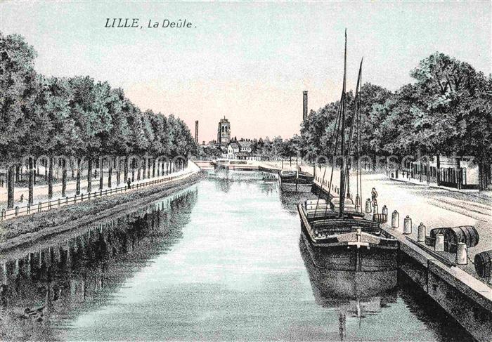 Lille Nord Kanal Lastschiffe
