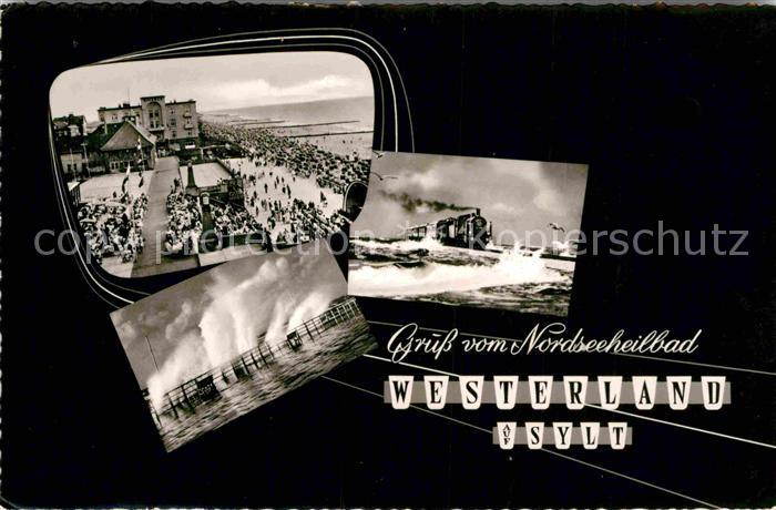 Westerland Sylt Uferpromenade Dampflok