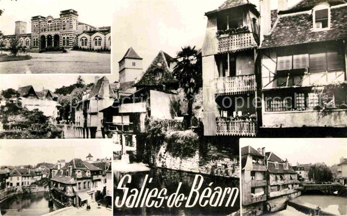Salies-de-Bearn Vieilles Maisons Saleys Etablissement Thermal