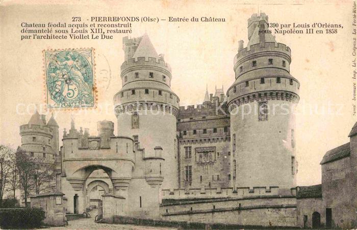 Pierrefonds Oise Schloss