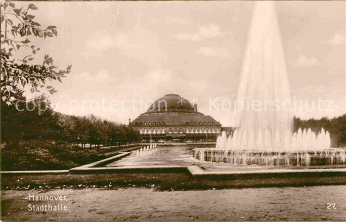HANNOVER  CITY Stadthalle Brunnen