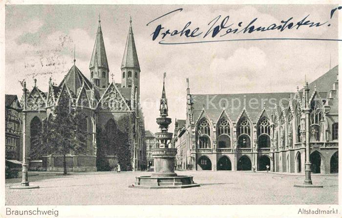 BRAUNSCHWEIG  CITY Altstadtmarkt