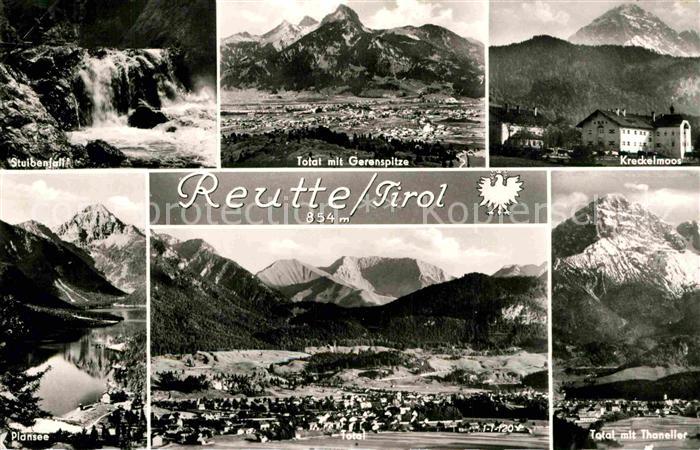 Reutte Tirol Stuibenfall Gerenspitze Kreckelmoos Plansee Thaneller