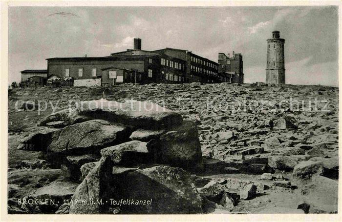 Brocken Harz Teufelskanzel