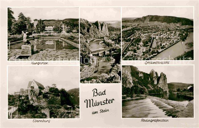 Muenster Stein Fliegeraufnahme Rheingrafenstein Ebernburg