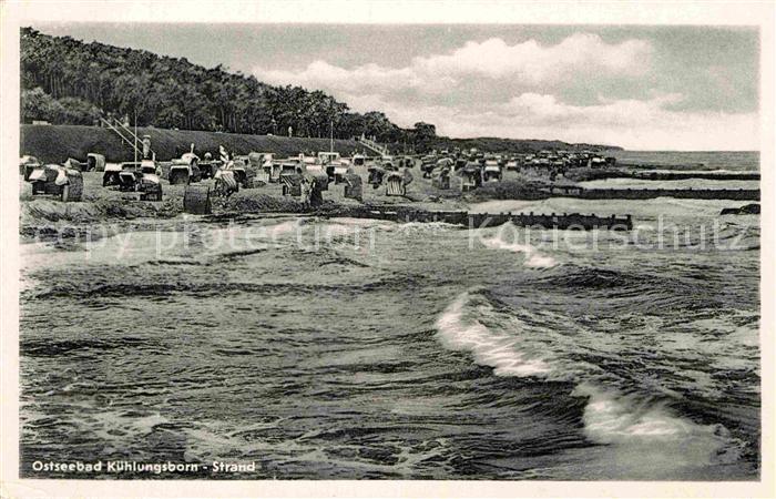 Kuehlungsborn Ostseebad Strandkoerbe