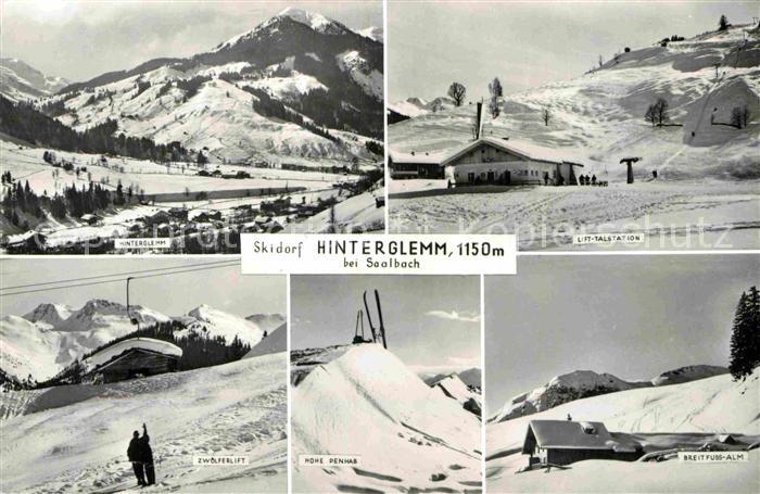 Hinterglemm Saalbach Skidorf Winter Lift