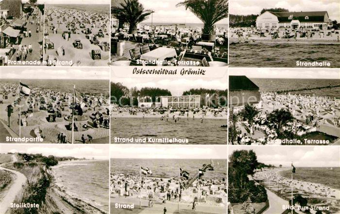 Groemitz Ostseebad Strandhalle Kurmittelhaus Steilkueste