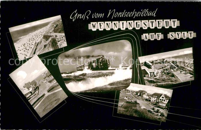 Wenningstedt Sylt Strand Dampflok Ansichten