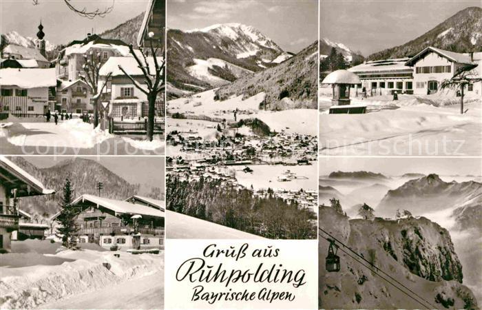 Ruhpolding Bayern Panoramen Winterlandschaften
