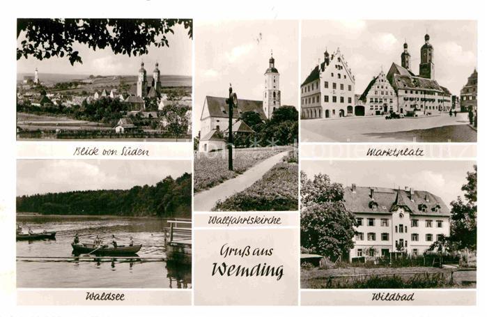 Wemding Waldsee Wildbad Marktplatz Wallfahrtskirche
