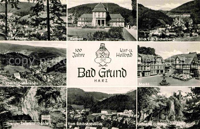 Grund Harz Bad Knollen Kurbad Eichelberg Huebichenstein Markt