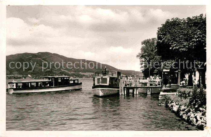 Tegernsee Bayern Landungsplatz