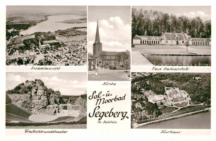 Segeberg Bad Freilichtrundtheater Kurhaus Neue Badeanstalt Kirche