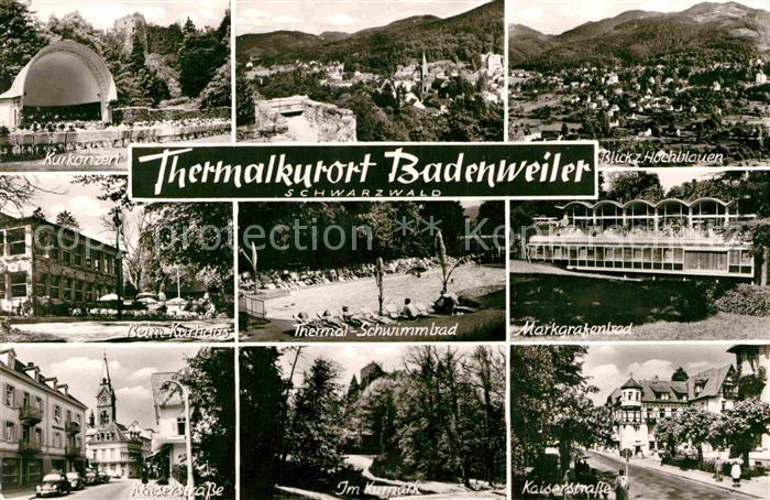 BADENWEILER BW Kurkonzert Kurhaus Thermal Schwimmbad Markgrafenbad
