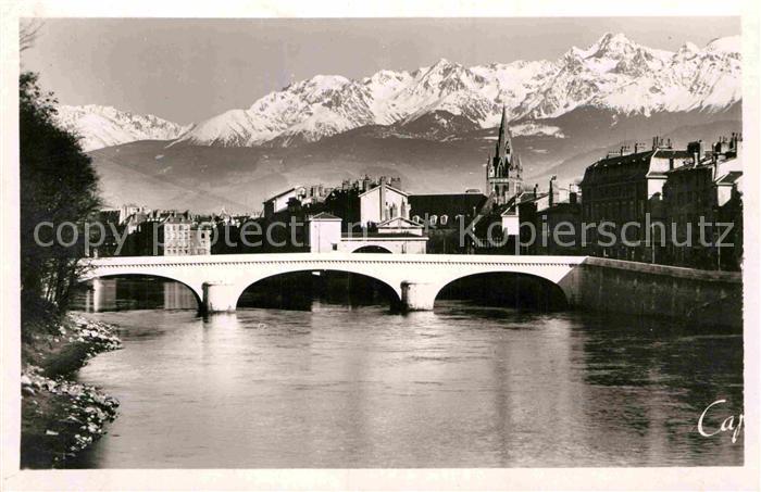 Grenoble Marius Gontard Bruecke Alpen