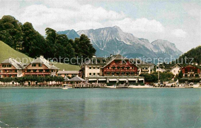 BERCHTESGADEN Bayern Dorf Koenigssee Hotel Schiffmeister