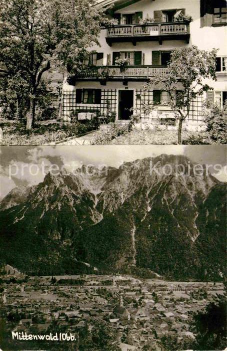 Mittenwald Bayern Pension Berge