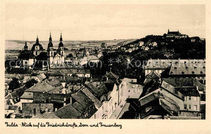 FULDA Hessen Friedrichstrasse Dom Frauenberg