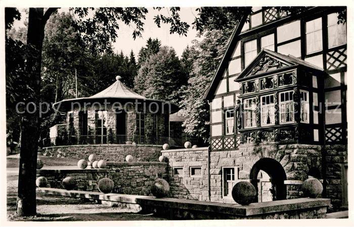 Saalfeld Saale Quellenhaus Kurbrunnenhalle Feengrotten