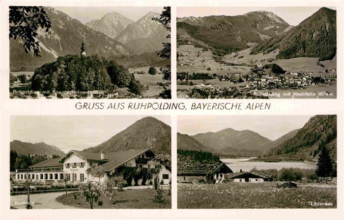 Ruhpolding Bayern Sonntagshorn Hochfelln Kurhaus