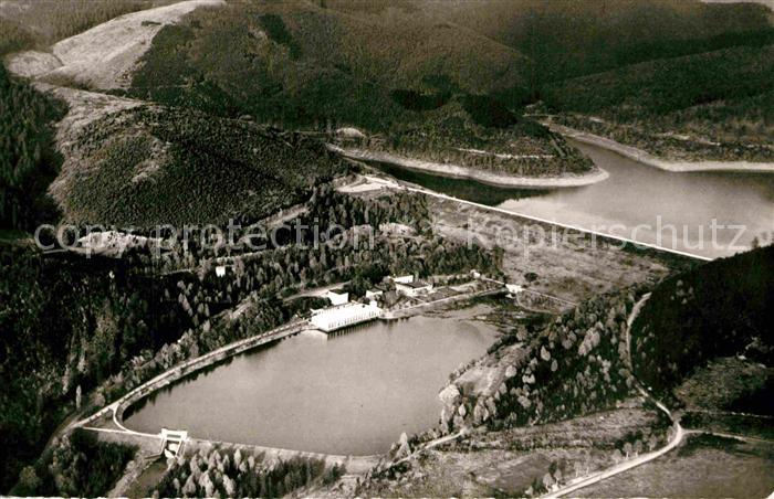 Osterode Harz Fliegeraufnahme Kurt Schreiber Betriebe Soesetalsperre