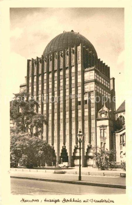 HANNOVER  CITY Anzeiger Hochhaus Planetarium