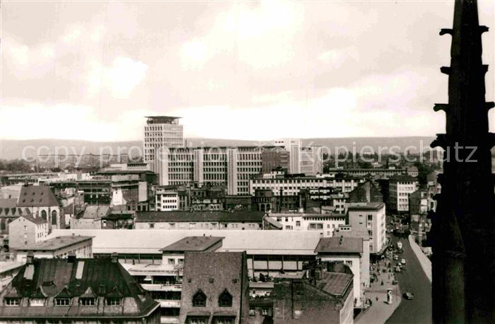 Frankfurt Main Domblick Fernmeldehochhaus