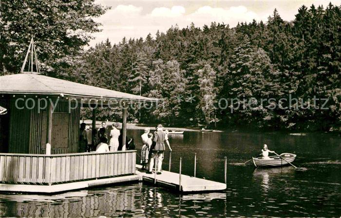 Bad Sachsa Harz Schmelzteich Bootshaus