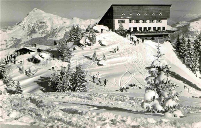 Kitzbuehel Tirol Bergrestaurant Hahnenkamm Winter
