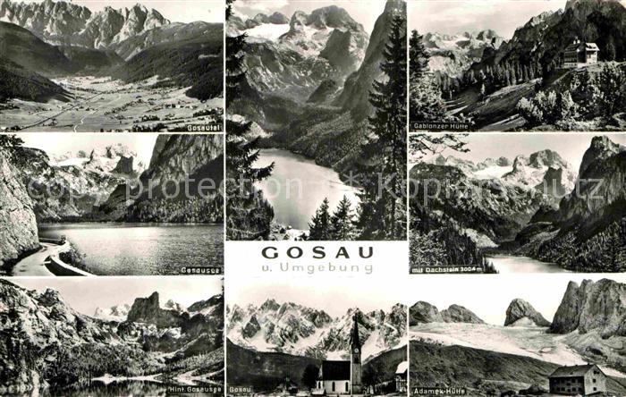 Gosau Oberoesterreich Gosautal Gosausee Dachstein Gablonzer Huette Adamekhuette