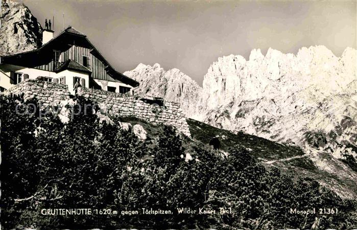 Wilder Kaiser Gruttenhuette Toerlspitzen