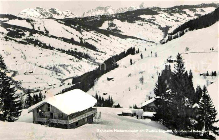Saalbach-Hinterglemm Skiheim Hintermalsalm Zwoelferkogellift Winter