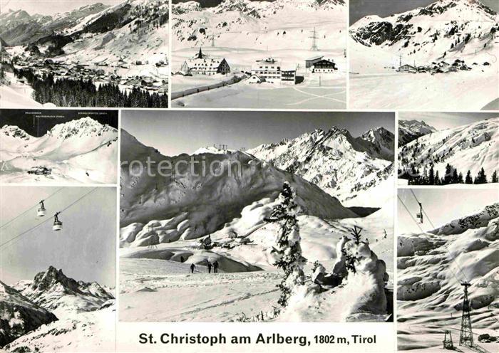 Christoph Arlberg St Winter Skigebiet Panorama