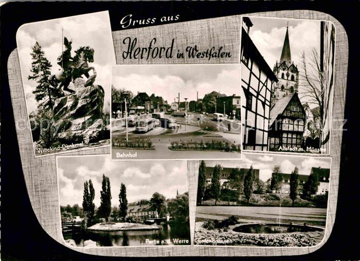 Herford Bahnhof Muenster Entenbrunnen Denkmal